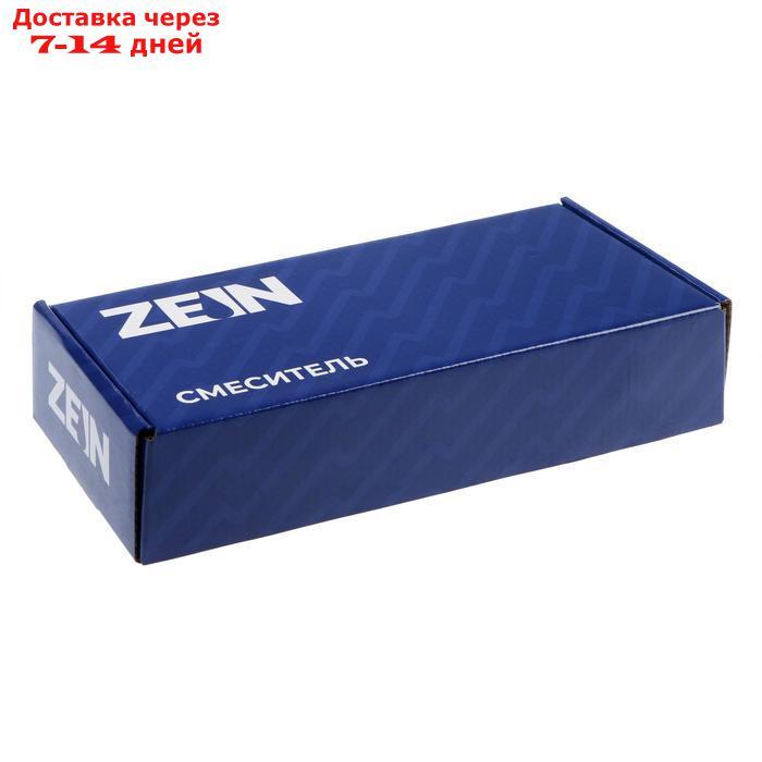 Смеситель для кухни ZEIN Z25120101, гибкий излив, кран-букса латунь 1/2", хром - фото 5 - id-p193154226