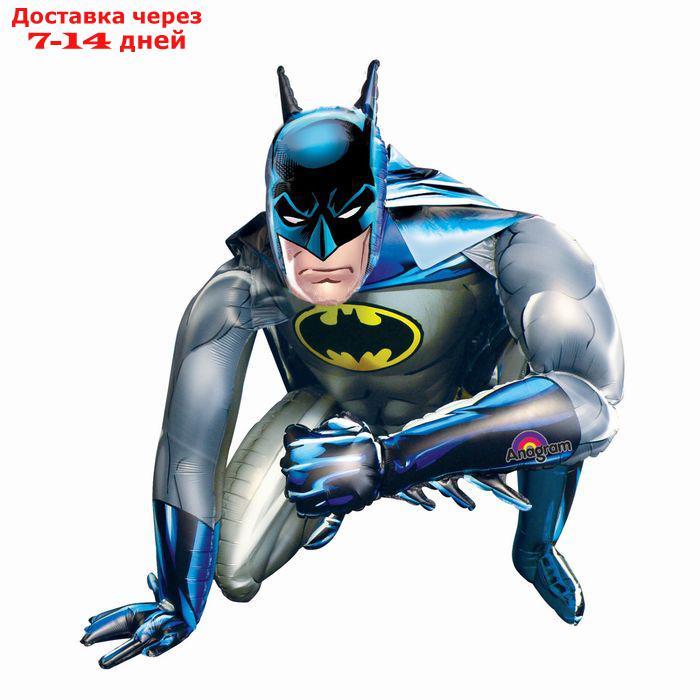 Шар фольгированный 45" "Бэтмен", ходячий - фото 1 - id-p193152373