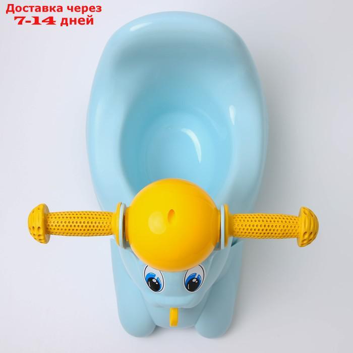Горшок-игрушка "Зайчик", цвет пастельно-голубой - фото 4 - id-p192745877