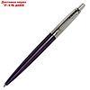 Ручка шариковая Parker Jotter Core Victoria Violet CT M, корпус фиолетовый глянцевый/ хром, синие чернила, фото 2