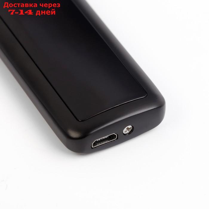 Зажигалка электронная "Медведь" в подарочной коробке, USB, спираль, 3х7.5 см - фото 3 - id-p191349477