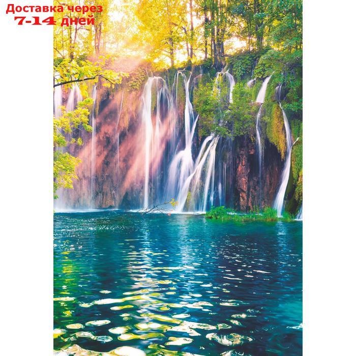 Фотообои "Горный водопад" (4 листа)  140Х200 см