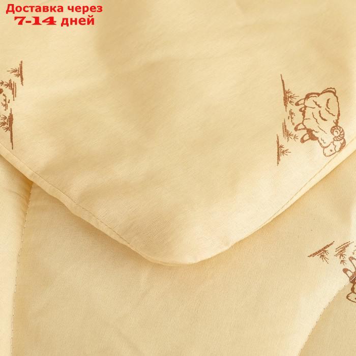 Одеяло Овечья шерсть 140x205 см, полиэфирное волокно 200 гр/м, пэ 100% - фото 3 - id-p192746190
