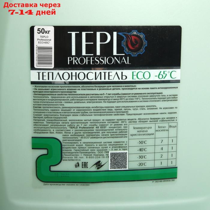 Теплоноситель TEPLO Professional ECO - 65, основа пропиленгликоль, концентрат, 50 кг - фото 3 - id-p193153670