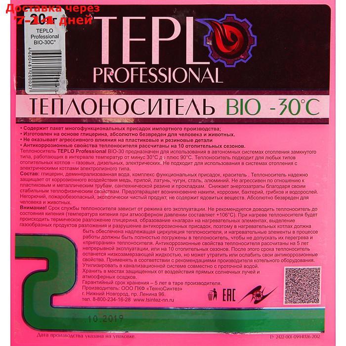 Теплоноситель TEPLO Professional BIO - 30, основа глицерин, 20 кг - фото 2 - id-p193153713