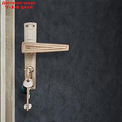 Комплект для обивки дверей, 1,1 × 2 м: иск.кожа, ватин 5 мм, гвозди, струна, серый, "Ватин"