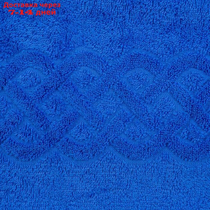 Полотенце махровое "Plait", цвет синий, 100х150 см - фото 2 - id-p192747747