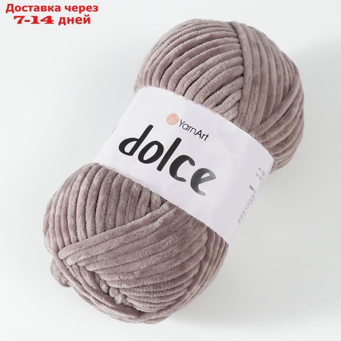 Пряжа "Dolce" 100% микрополиэстер 120м/100гр (754 т. серый) - фото 3 - id-p193152764