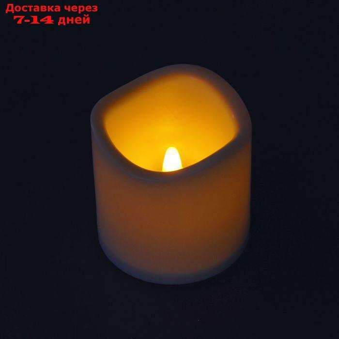 Свеча светодиодная "Пламя", с пультом, набор 3 шт. - фото 2 - id-p192746696