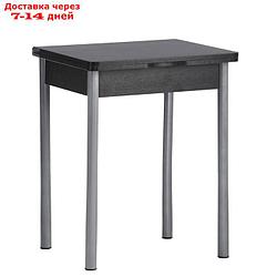 Стол ломберный Мини 500/1000х590х750 металик серый/Венге