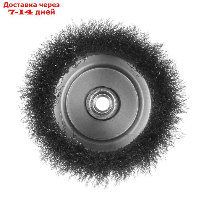 Щетка металлическая для УШМ TUNDRA, "чашка", М14, 150 мм - фото 2 - id-p191350394