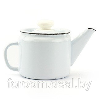 Чайник эмалированный 1,0 л Лысьвенские эмали Белые ночи С-2707 П2/Рч - фото 1 - id-p193238902