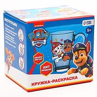 Роспись стеклянной кружки Paw Patrol Команда