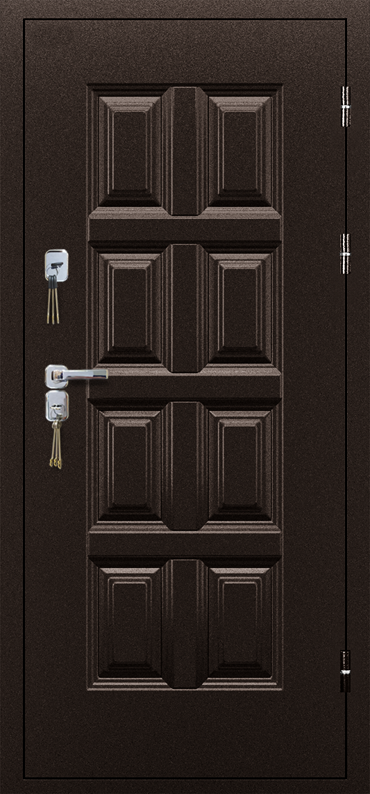 ПРОМЕТ "Винтер" ТЕРМОРАЗРЫВ (2050х880 Правая) Белёный Дуб (А) | Входная металлическая дверь - фото 8 - id-p193239440