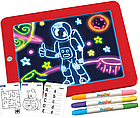 Планшет для рисования светом c разноцветной подсветкой Magic Sketchpad New Мятный, фото 3