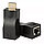 Удлинитель сигнала HDMI по витой паре RJ45 (LAN) MINI до 50 метров, активный, FullHD 1080p, комплект, черный, фото 2
