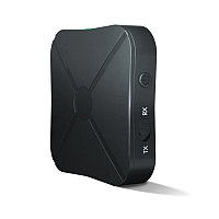 Беспроводной аудио адаптер Bluetooth v4.2 RX/TX приемник-передатчик KN319, черный 556221