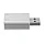 Звуковой адаптер - внешняя звуковая карта USB Hi-Fi3D 2.1/7.1-канальная, серебро 556180, фото 4
