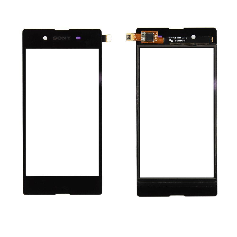 Сенсорное стекло (тачскрин) для Sony Xperia E3 D2203, черный