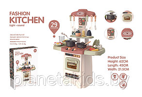 Кухня детская игрушечная ( звук, свет ), 29 предмета, 62 см, 889-198