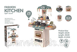 Кухня детская игрушечная ( звук, свет ), 29 предмета, 62 см, 889-197