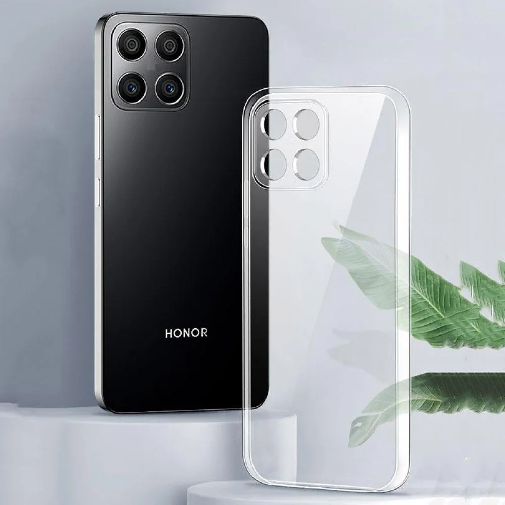 Чехол-накладка для Huawei Honor X6 (силикон) прозрачный с защитой камеры - фото 2 - id-p193281740