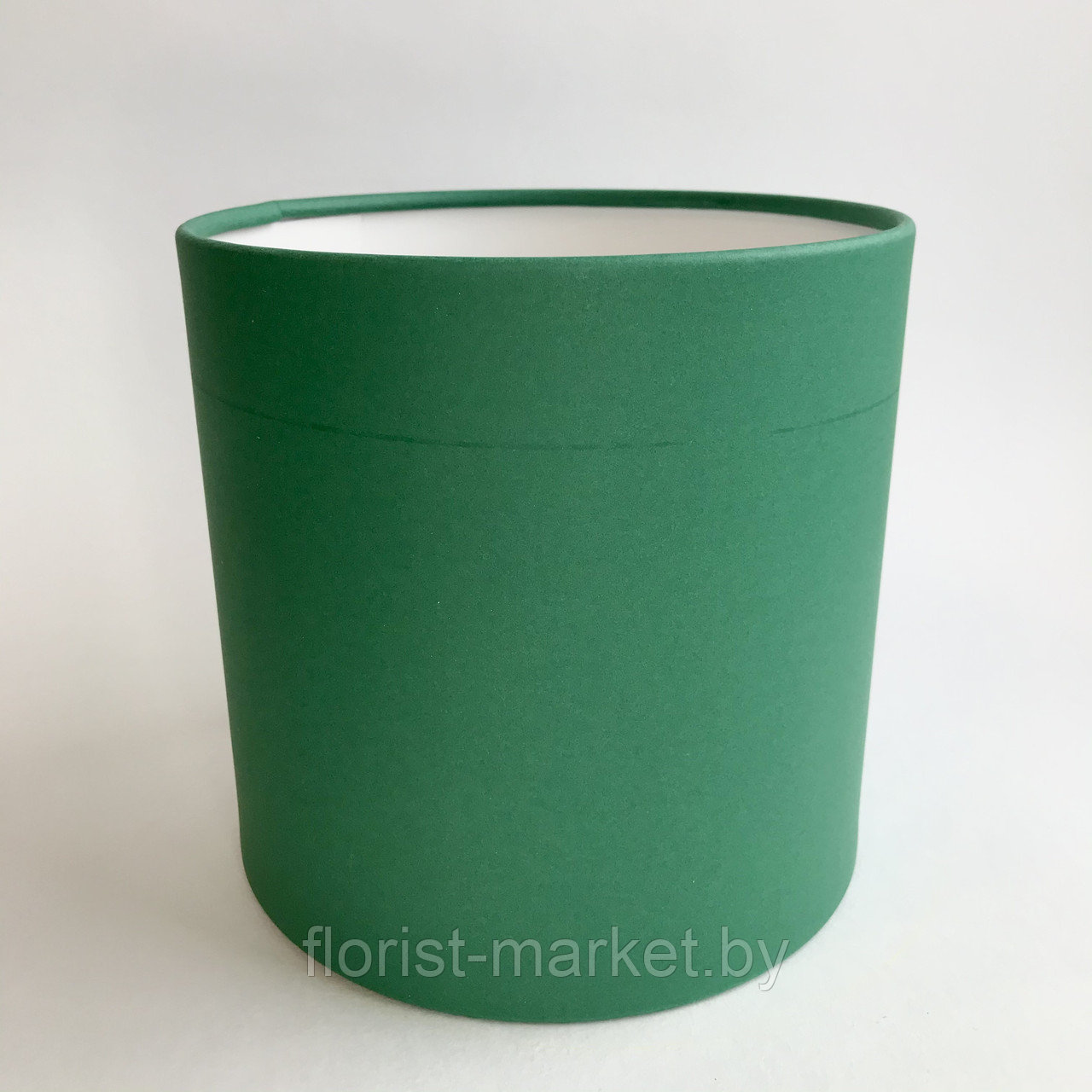 Коробка шляпная, D16/H16 см, темно-зеленый