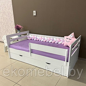 Кровать с бортиком "Мода" (80х180 см) МДФ