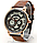 Наручные мужские часы A521 с декоративной вышивкой на ремешке, фото 3
