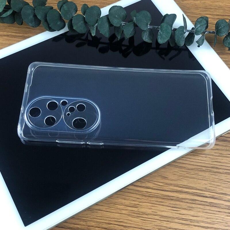 Чехол-накладка для Huawei P50 Pro (силикон) прозрачный с защитой камеры - фото 2 - id-p193282755