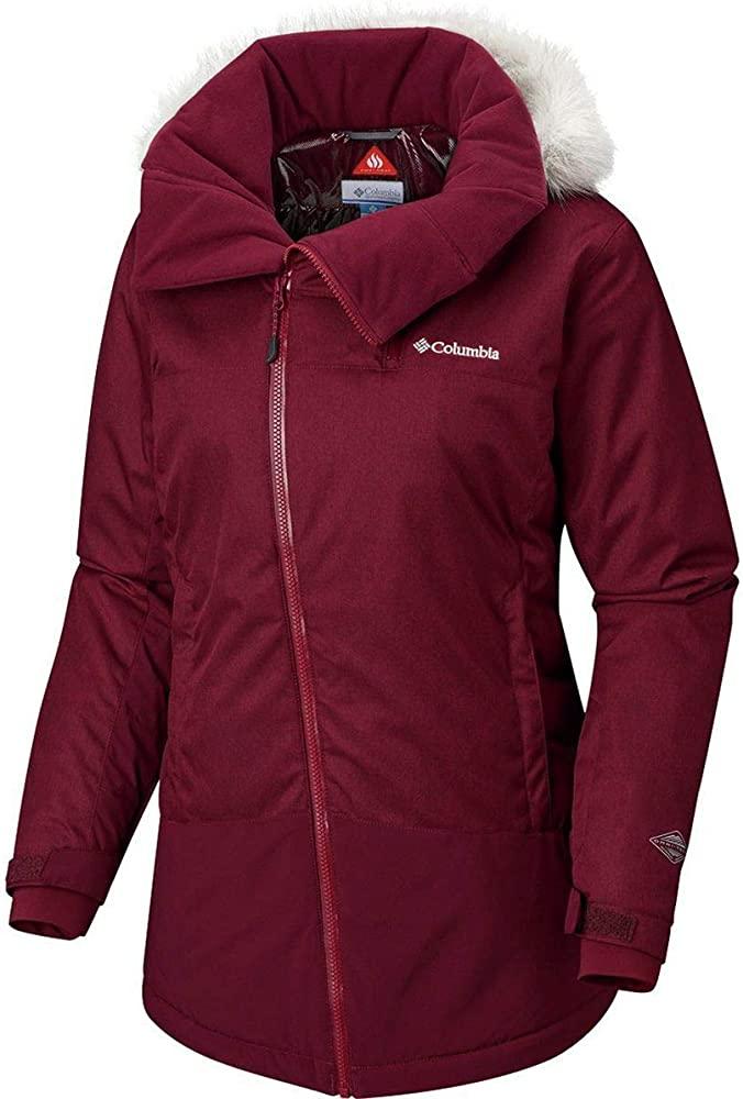Куртка утепленная женская Columbia горнолыжная Emerald Lake Parka бордовый - фото 3 - id-p193272197