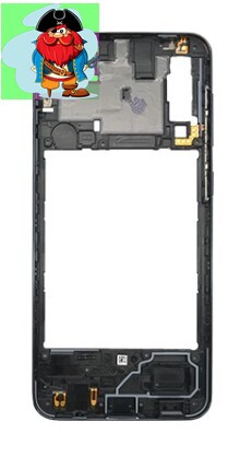 Рамка(прижимная, под крышку) для Samsung Galaxy A20S, цвет: черный - фото 1 - id-p129964027