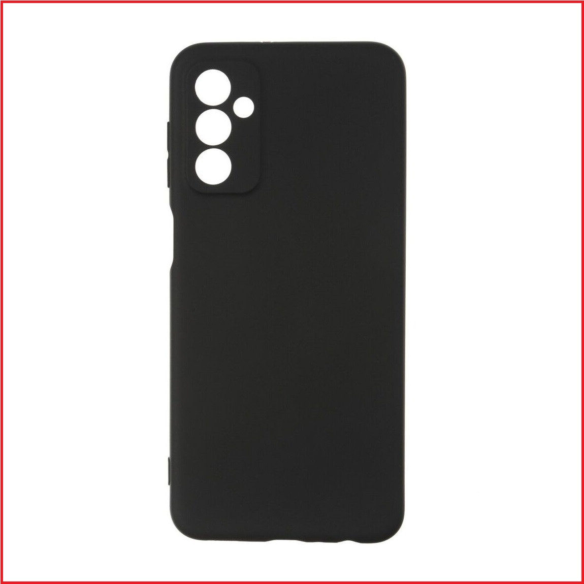 Чехол-накладка для Samsung Galaxy A04s SM-A047 (силикон) черный с защитой камеры - фото 1 - id-p193296781