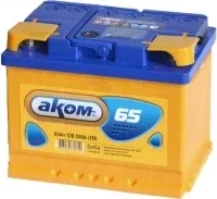 Автомобильный аккумулятор AKOM 6СТ-65 Евро / 565000009