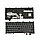 Клавиатура для ноутбука Lenovo YOGA 370 черная кнопка серебристая без подсветки в рамке с трэкпоинтом с, фото 2
