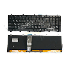 Клавиатура для MSI GT60 черная в рамке без трэкпоинта с подсветкой