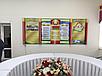 Стенд с символикой  Республики Беларусь р-р 420*150 см, объемный с колоннами, фото 2