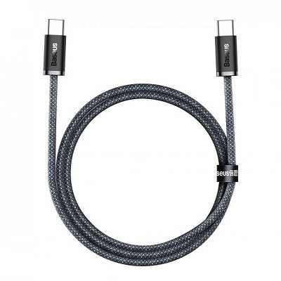 Baseus Dynamic Series Fast Charging Data Cable Type-C to Type-C 100W 1m CALD000216 темно-серый - фото 1 - id-p193309763