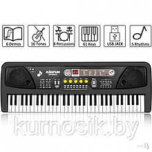 Детский синтезатор с микрофоном, с USB и MP3, от сети 61 клавиша Bigfun BF-830A2