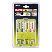 Набор пилок для лобзика RYOBI RAK10JSB (10 шт.)