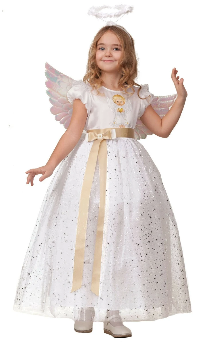 Детский карнавальный костюм для девочек Ангел БАТИК - фото 1 - id-p193312551