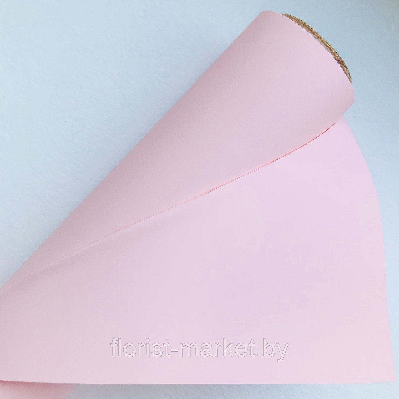 Пленка "Корейская" матовая, 50 см*10 м, нежно-розовый