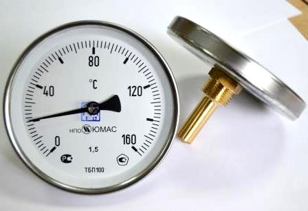 Биметаллические термометры «ТБП 100», «ТБП 63», «ТБП 160» - фото 3 - id-p9018162
