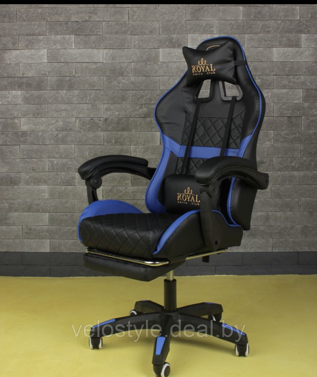 Игровое кресло Comfort подставкой под ноги - фото 3 - id-p171950878