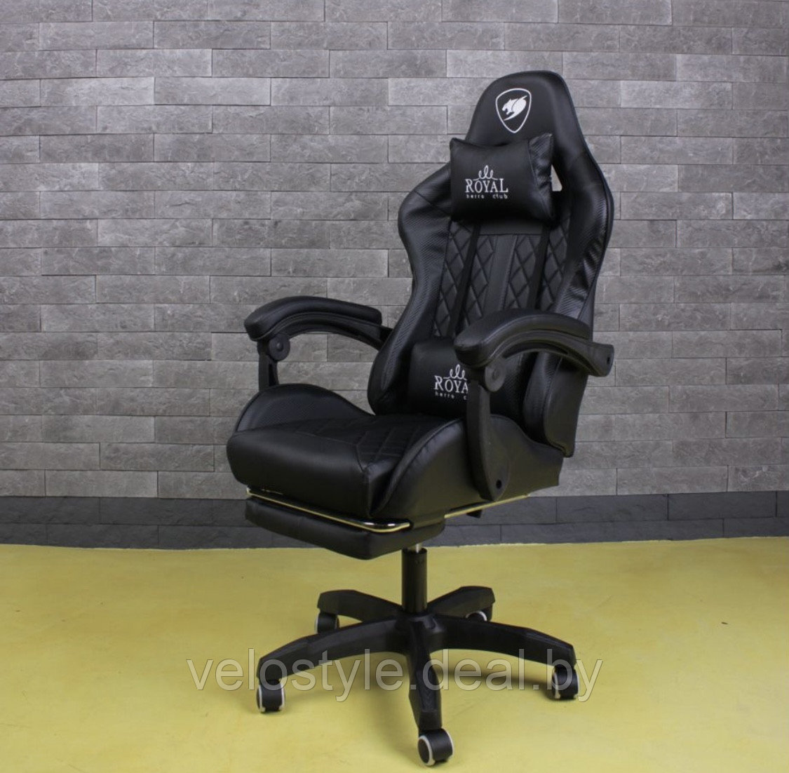 Игровое кресло Comfort подставкой под ноги - фото 6 - id-p171950878