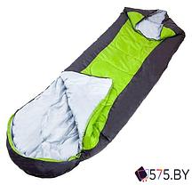 Спальный мешок Acamper Hygge 2x200г/м2 (зеленый/черный), фото 3