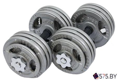 Набор гантелей Atlas Sport Хаммертон 2x24 кг, фото 2