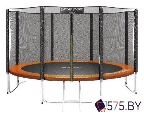 Батут Atlas Sport 435 см - 14ft Pro (4 ноги, оранжевый), фото 2