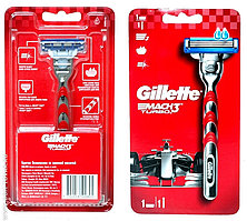 Бритва Gillette «Mach3 turbo» с 1 сменной кассетой, оригинал