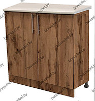 Шкаф кухонный напольный НШ80р со столешницей в цвете дуб Вотан